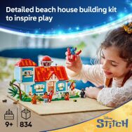 LEGO - Disney Lilo and Stitch Beach House Building Toy 43268 - Angle