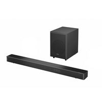 Hisense - 3.1.2 CH  AX Series Dolby ATMOS Soundbar with Wireless Subwoofer - Black - Angle