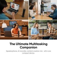 Insta360 - Wave Noise Canceling Conference Speakerphone, AI recorder, Meeting, Interview, Podcast... - Angle