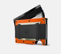 The Ridge Wallet - MAGSAFE WALLET- Basecamp - Orange - Angle