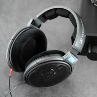 Sennheiser HD 600 - Hi-Res Audiophile Open Back Headphone - Pioneered with Controlled Airflow and... - Angle