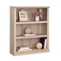 Sauder - 4 Shelf Display Bookcase w/ 2 Adjustable Shelves - Pacific Maple - Angle