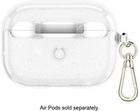kate spade new york - Protective Case for Apple Airpods 4th Generation - That Sparkle Silver - Angle