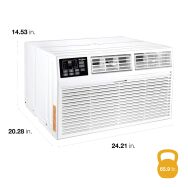 Whirlpool - 550 sq ft 10,000 BTU 230V Through the Wall Air Conditioner with Supplemental Heat - W... - Angle