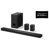 LG - 7.1.3-Channel S90TR Home Theater Soundbar with Wireless Subwoofer and Rear Speakers, Dolby A... - Angle