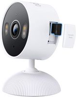 TP-Link - Tapo Indoor/Outdoor 2K Security Plug-In Camera with Advanced AI Motion and Sound Detect... - Angle