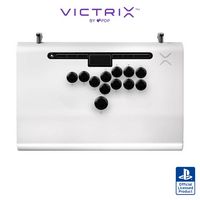 PDP - Victrix Pro FS-12 Arcade Fight Stick: PlayStation 5, PlayStation 4, & PC - White - Angle