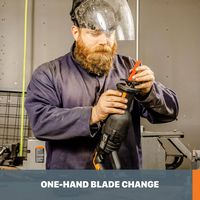 WORX - Nitro 20V Cordless Brushless Reciprocating Saw (1 x 4.0 Ah Battery and 1 x Charger Include... - Angle