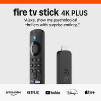 Amazon - Fire TV Stick 4K Plus (newest model) AI-powered Fire TV Search, Wi-Fi 6 Streaming Device... - Angle