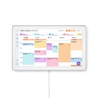 Skylight - Calendar Max: 27 inch Touchscreen Smart Calendar and Family Organizer - Aluminum - Angle