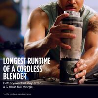 Ninja - Blast Max Portable Blender with 22oz Twist & Go Vessel - Deep Navy - Angle