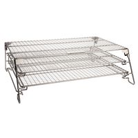 Cuisinart - 3-Tier Pellet Grill Rack System - Silver - Angle