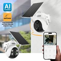 Defender - Solar Powered 4K AI Everwatch Wireless Security PTZ Camera with 3W Solar Panel, AI Det... - Angle