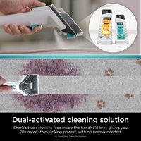 Shark - StainStriker Portable Carpet & Upholstery Cleaner - Spot, Stain, & Odor Eliminator - White - Angle