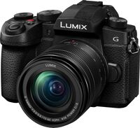 Panasonic - LUMIX G97 Compact Hybrid Micro Four Thirds Mirrorless Camera with LUMIX G VARIO 12-60... - Angle