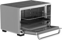 bella PRO - 6-Slice Air Fryer Toaster Oven - Stainless Steel - Angle