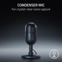 Razer - Seiren V3 Mini Wired Ultra-compact Condenser USB Microphone - Angle