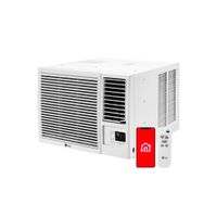 LG - 18,000 BTU 230V Window Air Conditioner - White - Angle
