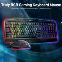 REDRAGON - S101-4 Programmable Gaming Keyboard and Mouse Combo Set, RGB Backlit, 5 Macro Record K... - Angle