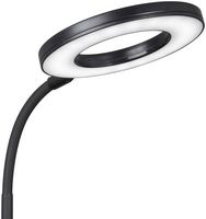 OttLite - Vibe Rechargeable LED Ring Light - Black - Black - Angle