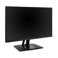 ViewSonic - 27 LCD 4K UHD Monitor (DisplayPort USB, HDMI) - Black - Angle