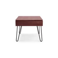 Burrow - Carta Hardwood Side Table - Walnut - Angle