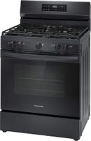 Frigidaire - 5.1 Cu. Ft. Freestanding Gas Range with Quick Boil - Black - Angle