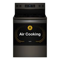Whirlpool - 5.3 Cu. Ft. Freestanding Electric Convection Range with No Preheat Air Fry and Air Ba... - Angle