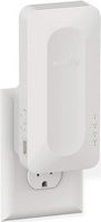 NETGEAR - AX3000 Dual-Band Wi-Fi 6 Wall Plug Range Extender - White - Angle