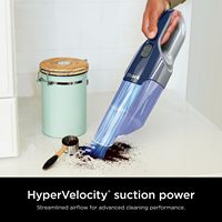 Shark - Cyclone PET Handheld Vacuum with HyperVelocity Suction, PetExtract Hair Tool - Navy Blue - Angle