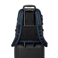 TUMI - Alpha Bravo Navigation Backpack - Navy Coated Canvas - Angle