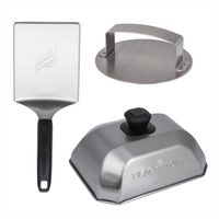 Blackstone - 3-Piece Press and Sear Smash Burger Kit with Burger Press, Burger Spatula, and Basti... - Angle
