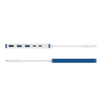 Hyper - HyperDrive Flex 5 Port USB-C Hub - Blue - Angle