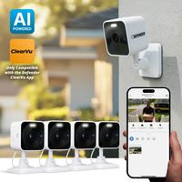 Defender - GO 2K AI POWERED Plug-in Power Indoor/Outdoor Home Security, Baby & Pet Camera - 4 Pac... - Angle
