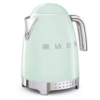 SMEG - KLF04 7-Cup Variable Temperature Kettle - Pastel Green - Angle