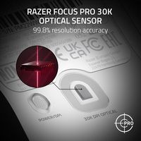 Razer - Viper V2 Pro Lightweight Optical Gaming Mouse with 80 Hour Battery Life - Wireless - White - Angle
