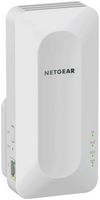 NETGEAR - EAX15 AX1800 Wi-Fi 6 Mesh Wall Plug Range Extender and Signal Booster - White - Angle