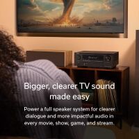 Denon - AVR-S980H 7.2 Channel AV Receiver - Black - Angle