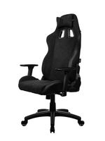 Arozzi - Avanti Soft Fabric Chair - Pure Black - Angle