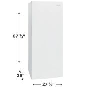 Frigidaire - 13 Cu. Ft. Garage Ready Convertible Upright Freezer with EvenTemp Cooling System - W... - Angle