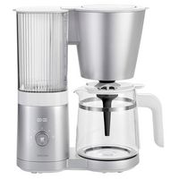 ZWILLING - Enfinigy 12-cup Glass Drip Coffee Maker - Silver - Angle