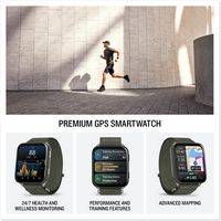 Garmin - Venu X1 GPS Smartwatch 51 mm Fiber-reinforced polymer - Moss with Titanium Caseback - (2... - Angle