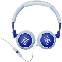 JBL - Junior 320 Wired Kids On-Ear Headphones - 2025 - Blue - Angle