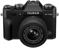 Fujifilm - X-T30 III Body with XC13-33MMF3.5-6.3 OIS 6K lens Kit - Black - Angle