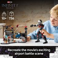 LEGO - Marvel Captain America Civil War Action Battle Building Toy Set 76314 - Angle