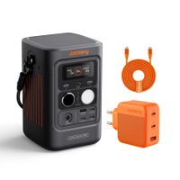 Jackery - Explorer 300D (288Wh) Compact Portable Power Station for Everyday Devices and Outdoor A... - Angle