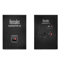 Hercules - DJ Monitor 32 - 2 x 15 watts RMS Active Monitoring Speakers - Black - Angle