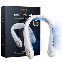 TORRAS - COOLiFY Air Neck Air Conditioner 5000mAh - Golden White - Angle