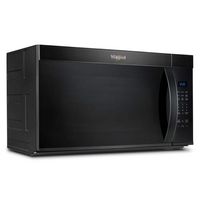 Whirlpool - 1.7 Cu. Ft. Over-the-Range Microwave with 1000-Watts Cooking Power - Black - Angle