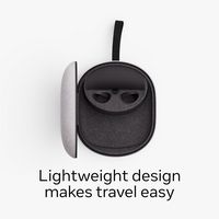 Meta Quest Compact Carrying Case — Works with Meta Quest 3/3S — Refreshed Compact Design - Angle
